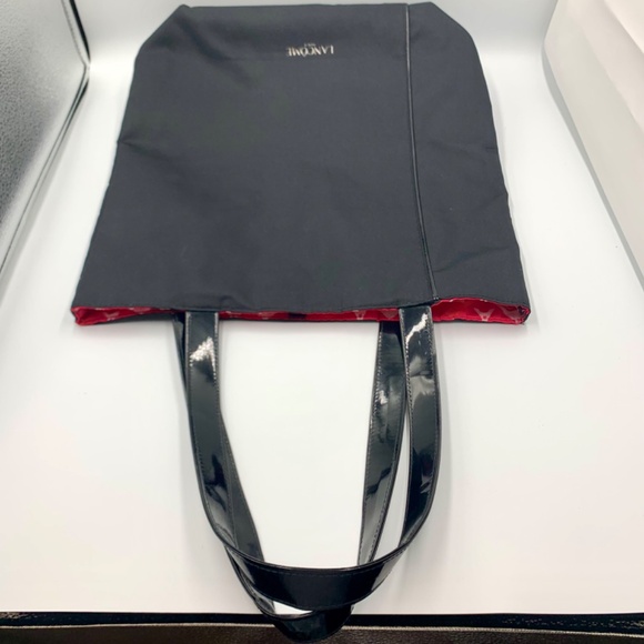 Lancôme travel pink/gold floral Limited Edition makeup bag & classic black tote - Picture 11 of 15